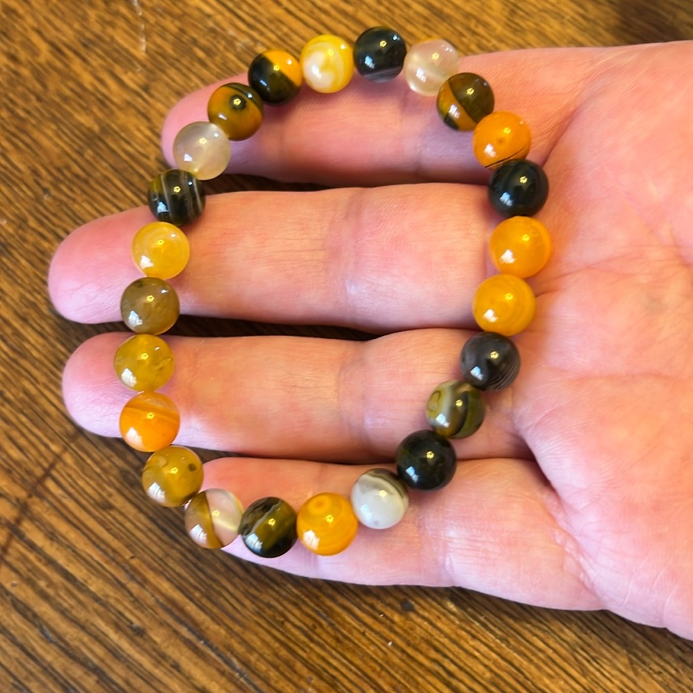 Bumblebee Jasper (one) 8mm